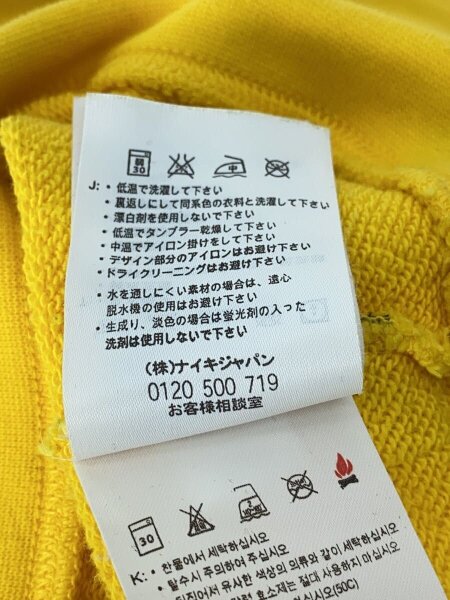 NIKE / スウェット/S/コットン/YLW/プリント NIKE(ナイキ) / スウェット/M/コットン/YLW/S50610RLM | 古着の販売