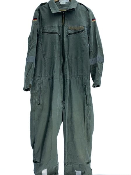GERMAN MILITARY◇オーバーオール/--/コットン/KHK/無地// 良品 希少