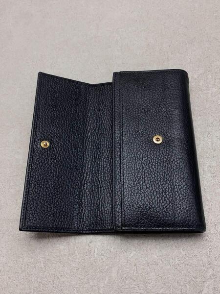 GUCCI グッチ GGマーモント 二つ折り 長財布 レザー メンズ 本物保証 GUCCI(グッチ) / 長財布/レザー/BLK/無地/メンズ/456116/GG