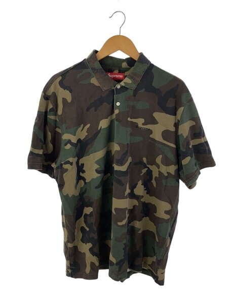 Supreme(シュプリーム) / Washed Camo Polo/ポロシャツ/L/コットン/KHK 