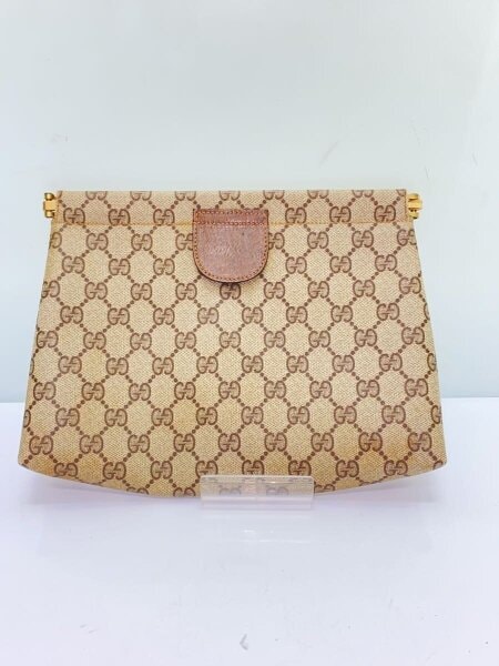 GUCCI(グッチ) / ポーチ/PVC/ベージュ/総柄/67-039-5229/GG柄 | 中古品 