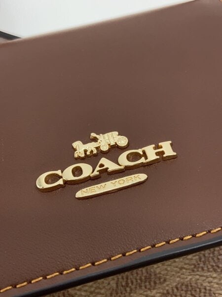 COACH(コーチ) / ショルダーバッグ/レザー/ブラウン/総柄/FCM234 
