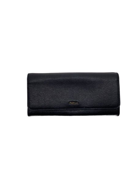 FURLA(フルラ) / 長財布/レザー/BLK/レディース ブラック | 中古品の 
