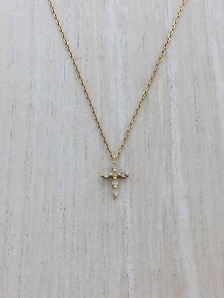agete(アガット) / agete/クロスチャームネックレス/K18/0.03 | 中古品 