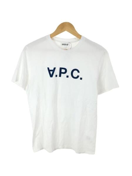A.P.C.(アーペーセー) / Tシャツ/フロントA逆さロゴT/S/コットン/WHT