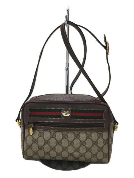 GUCCI(グッチ) / ショルダーバッグ/PVC/CML/総柄/GG/シェリーライン 