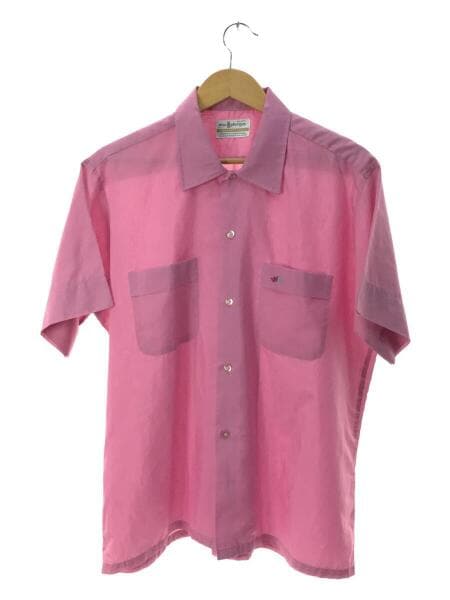 50s 60s コットン　半袖シャツ　オープンカラー　ビンテージ　古着　アメリカ　アメカジ　幾何学　総柄　1960年代 50s 60s その他ブランド(ソノタブランド) ダメージ ボロ メルカリ