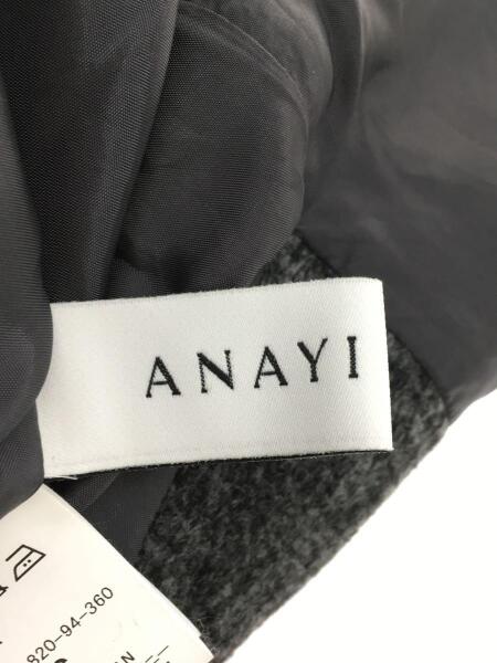 ANAYI(アナイ) / 21AW/ノースリーブワンピース/36/ポリエステル/GRY