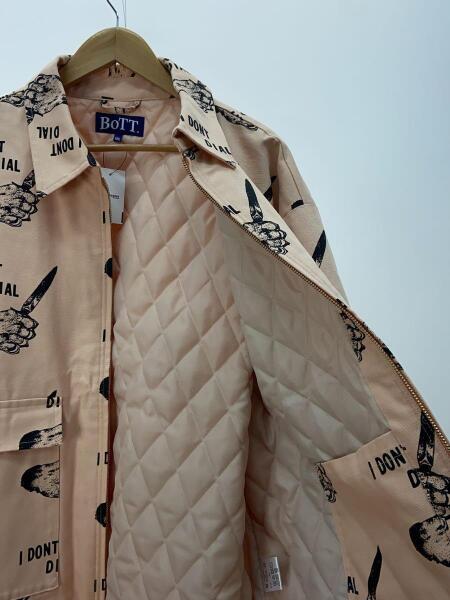 BoTT(ボット) / Dial WORK JACKET/XXL/コットン/PNK/総柄/223BoTT05 