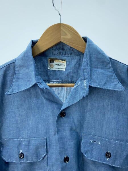 sears(シアーズ) / 60S/オープンカラーシャンブレーシャツ/M/コットン 
