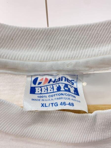 Hanes(ヘインズ) / 80s/87年/ゴッホ/ひまわりTシャツ/XL/コットン/WHT 
