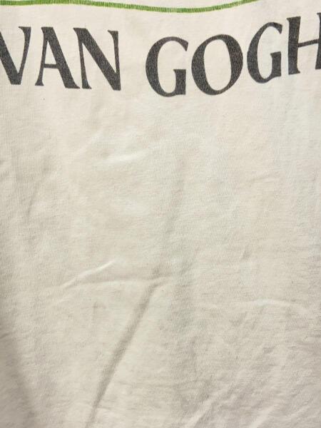 Hanes(ヘインズ) / 80s/87年/ゴッホ/ひまわりTシャツ/XL/コットン/WHT 