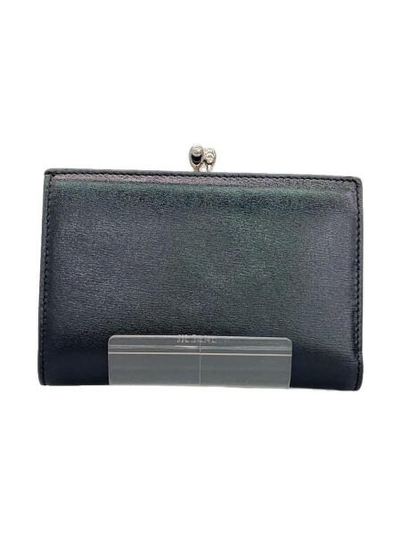 JIL SANDER(ジルサンダー) / 2つ折り財布/レザー/BLK/無地/メンズ 