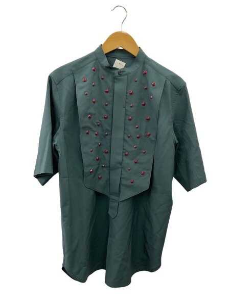 TOGA PULLA(トーガプラ) / Wool tropical S/S shirt/半袖シャツ/38 