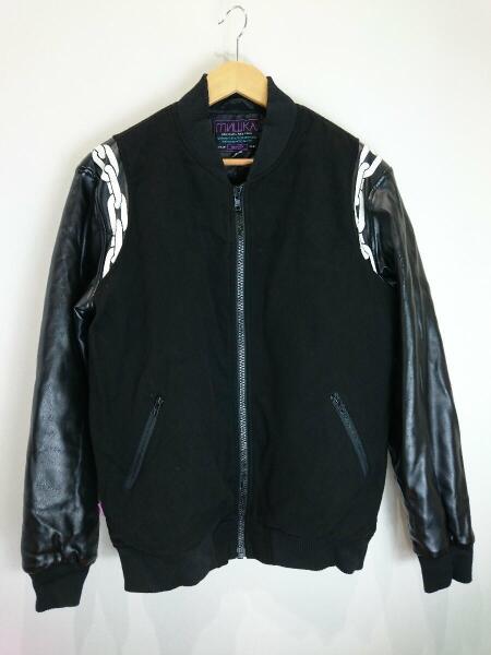 MISHKA(ミシカ) / ミシカ/AFTERSHOCKVARSITY JACKET/M/袖フェイク 