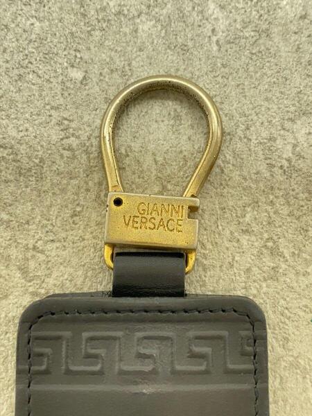 GIANNI VERSACE(ジャンニヴェルサーチェ) / キーホルダー/レザー/BLK