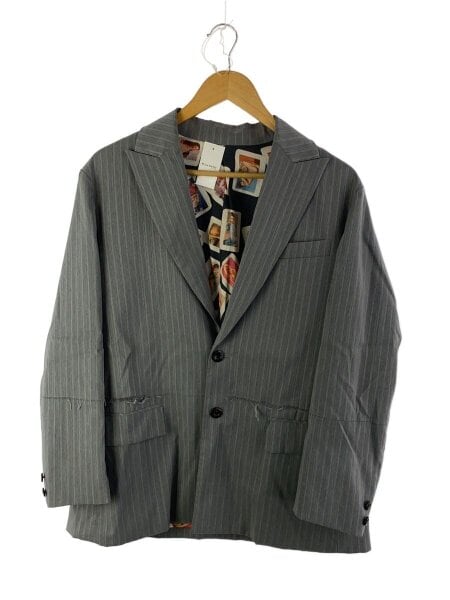 JieDa(ジエダ) / 21SS/CUT OFF TAILORED JACKET/1/ウール/GRY 