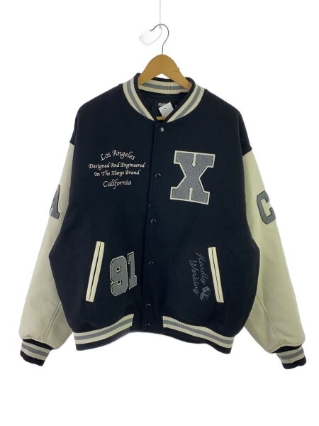 X-LARGE(エクストララージ) / スタジャン/XL/ウール/BLK/無地 