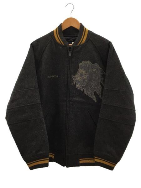 BackChannel スタジャン XXL ネイビー⁄ブラウン Back Channel（バック