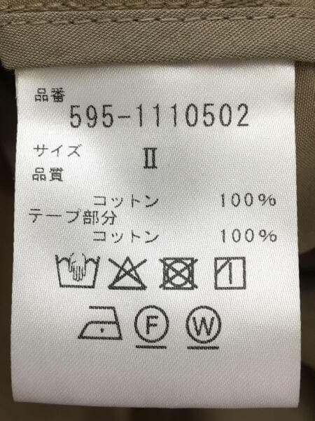 MHL.(エムエイチエル) / ステンカラーコート/2/コットン/KHK/595