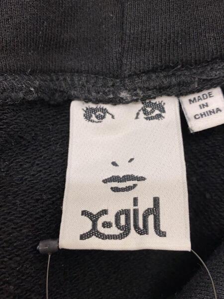 X-girl(エックスガール) / WORDS FACE SWEAT HOODIE/緑プリント X-girl(エックスガール) / WORDS FACE SWEAT HOODIE/緑プリント