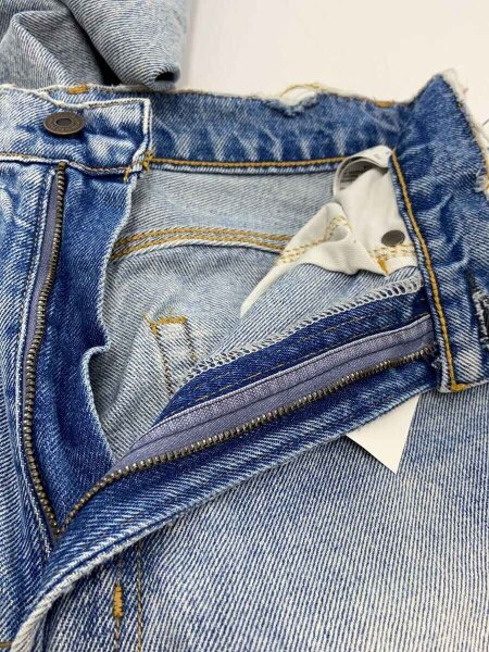 MOUSSY(マウジー) / HW DAMAGE LOOSE STRAIGHT/デニムパンツ/26/デニム