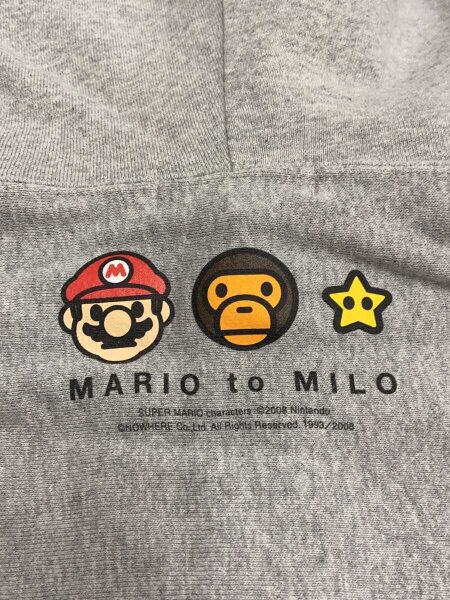 A BATHING APE(アベイシングエイプ) / マリオ/ジップパーカー/L
