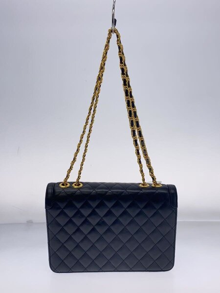 【美品】KIMIJIMA チェーンショルダーバッグ kimijima(キミジマ) / チェーンショルダーバッグ/金チェーン/BLK