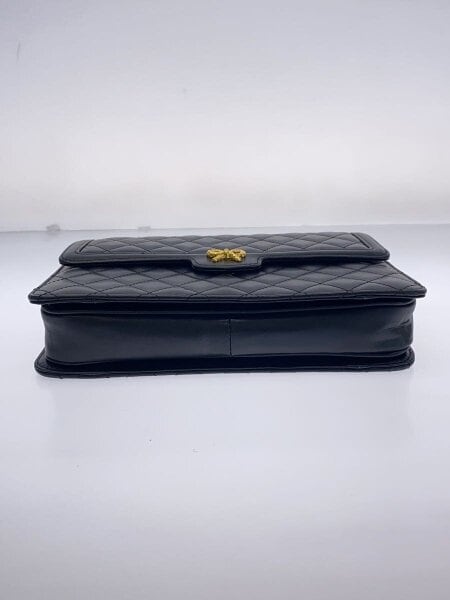 【美品】KIMIJIMA チェーンショルダーバッグ kimijima(キミジマ) / チェーンショルダーバッグ/金チェーン/BLK