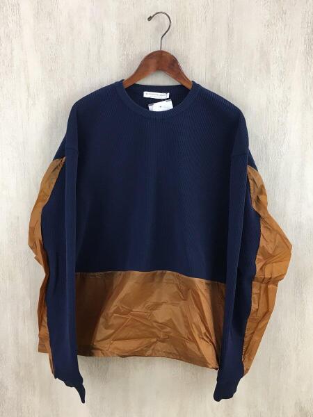 Mr.GENTLEMAN(ミスタージェントルマン) / 19SS/ NYLON SWITCHED KNIT