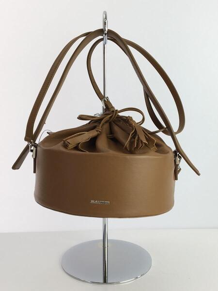 JIL SANDER(ジルサンダー) / Small Drawstring Drum Bag/レザー/BRW 