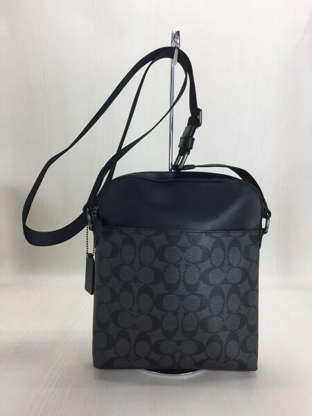 COACH(コーチ) / シグネチャーショルダーバッグ/レザー/BLK/総柄/H1957