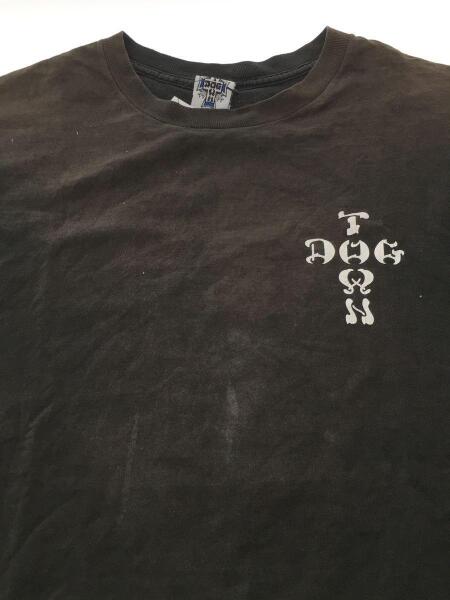 DOG TOWN(ドッグタウン) / OLD/90s/スカル/クロス/ペンキ跡/Tシャツ 