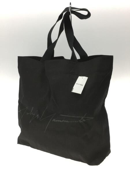 YOHJI YAMAMOTO(ヨウジヤマモト) / トートバッグ/コットン/ブラック 