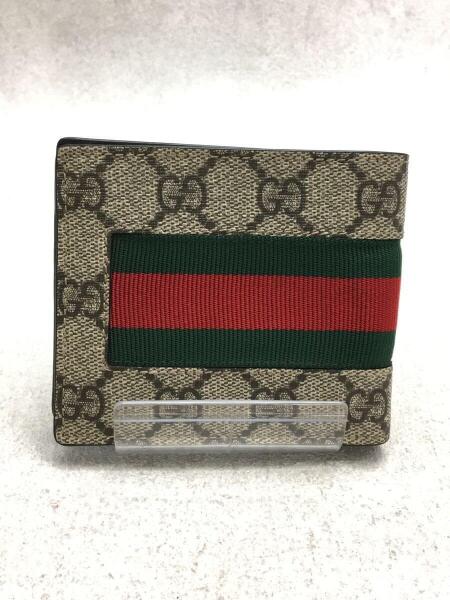 GUCCI 二つ折り財布 GGパターン スプリームビー蜂