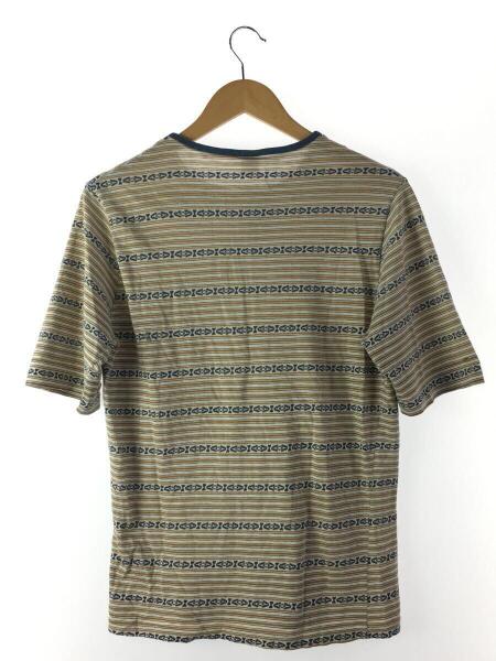 Jantzen(ジャンセン) / 70s/Tシャツ/ジャガード/L/コットン/キャメル 