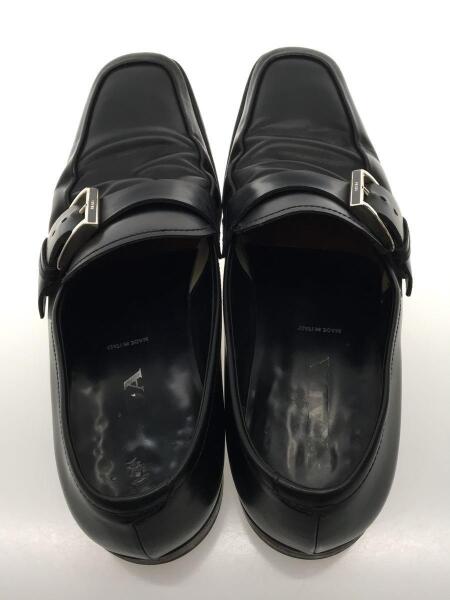 PRADA(プラダ) / ドレスシューズ/UK7/BLK/レザー/モンクストラップ/傷