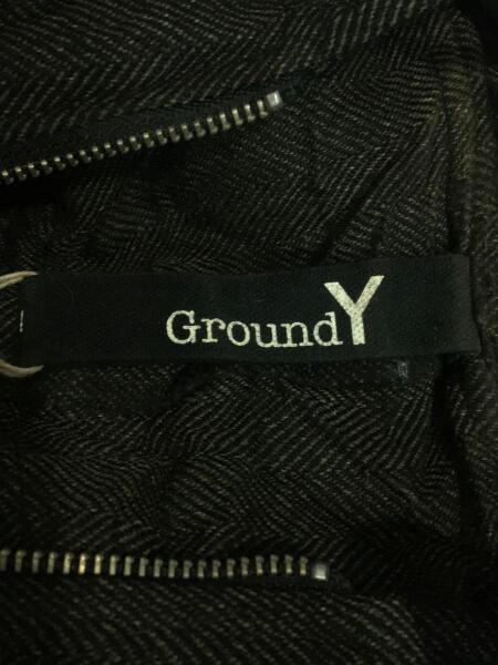Ground Y(グラウンドワイ) / シワ加工/フーデッドロングコート/3 