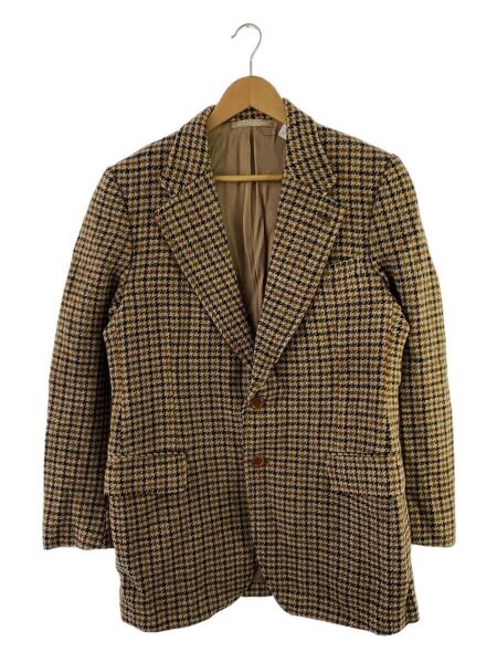 美品】HARRIS TWEED ハリスツイード チェック テーラードジャケット 
