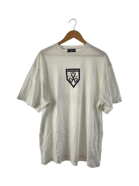 BALENCIAGA(バレンシアガ) / Tシャツ/S/コットン/ホワイト/KT93 651795 