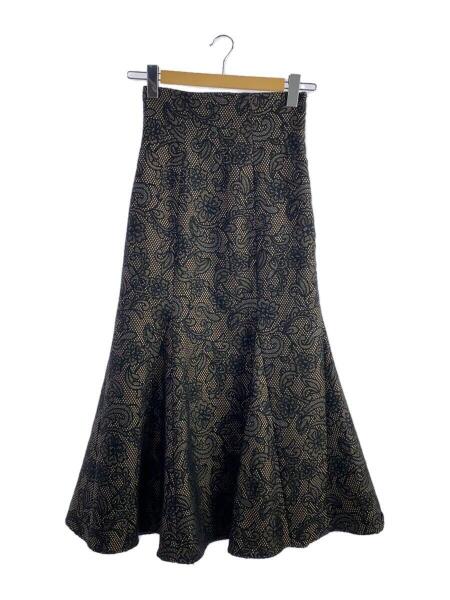 SNIDEL(スナイデル) / ヘムフレアマーメイドスカート/0/アクリル/BLK  