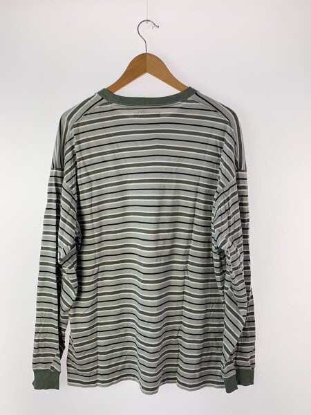 ROTOL(ロトル) / 長袖Tシャツ/2/コットン/グレー/ボーダー