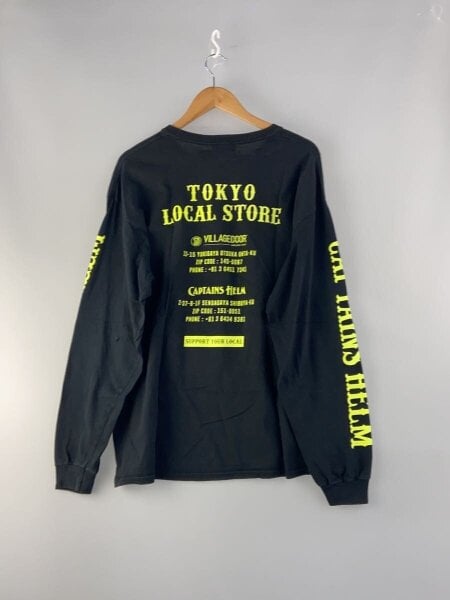 CAPTAINS HELM(キャプテンズヘルム) / 長袖Tシャツ/XL/コットン/BLK 