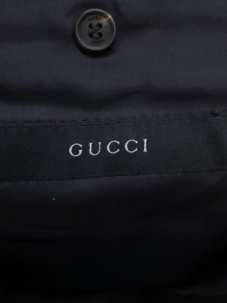 GUCCI(グッチ) / テーラードジャケット/50/ウール/BLK/ストライプ