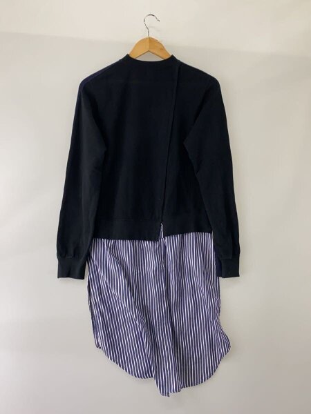 Sue UNDERCOVER(スーアンダーカバー) / 長袖ワンピース/2/コットン/NVY 