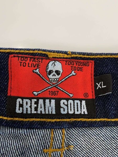 クリームソーダ CS デニムパンツBLUE CREAM SODA CREAM SODA デニム 
