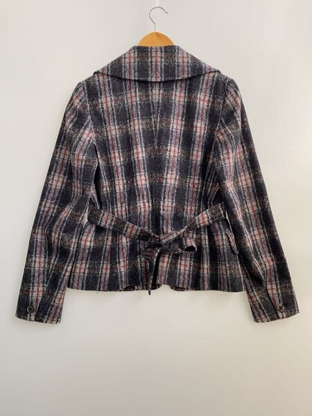 MAX MARA(マックスマーラ) / ジャケット/44/ウール/GRY/チェック 