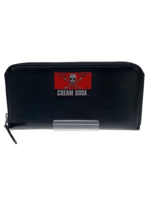 CREAM SODA(クリームソーダ) / 長財布/レザー/ブラック/黒/クリーム