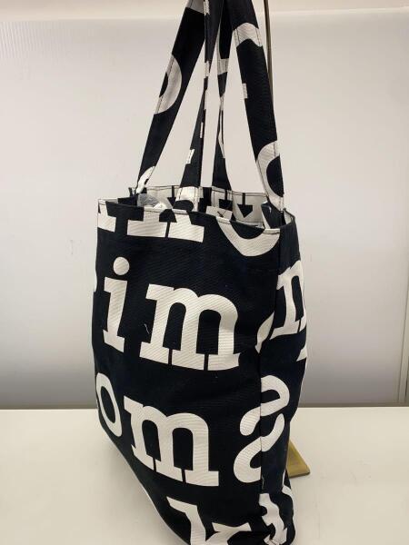 marimekko(マリメッコ) / トートバッグ/コットン/BLK/notko logo/一部 
