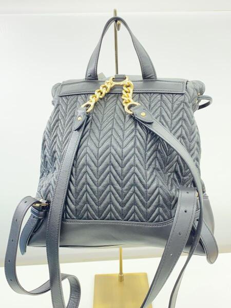 COACH(コーチ) / キルティングレザーバックパック/リュック/レザー/BLK 